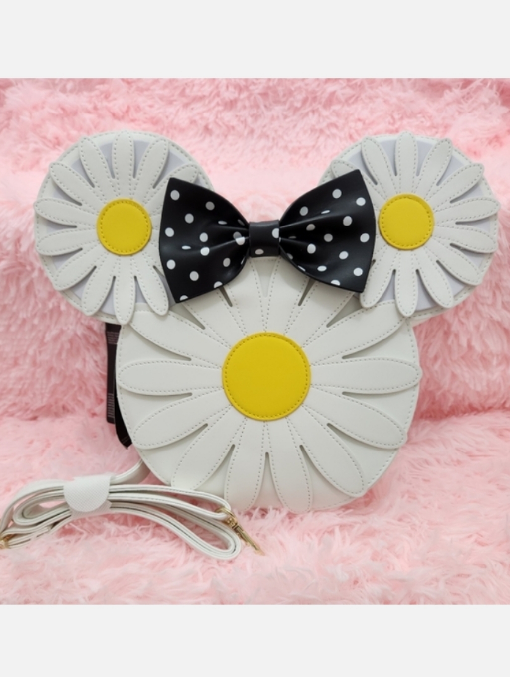 Loungefly White Daisy Mouse Backpack